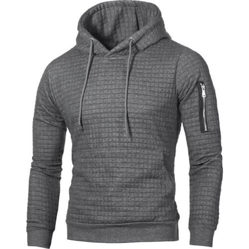 Sweater Men Solid Pullovers New Fashion Men Casual Hooded Sweater Autumn Winter Warm Femme Men Clothes Slim Fit Jumpers