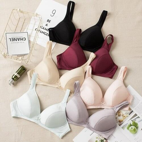 Birdsky, 1PC Summer women silk bra brassiere breast top thin cup push up wire rimless, 100% mulberry pure silk. OR-93