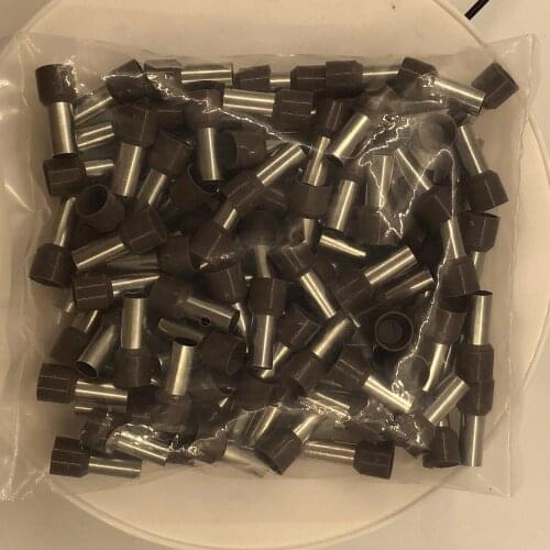 100PCS INSULATED CORD END TERMINALS E25-16 AWG4