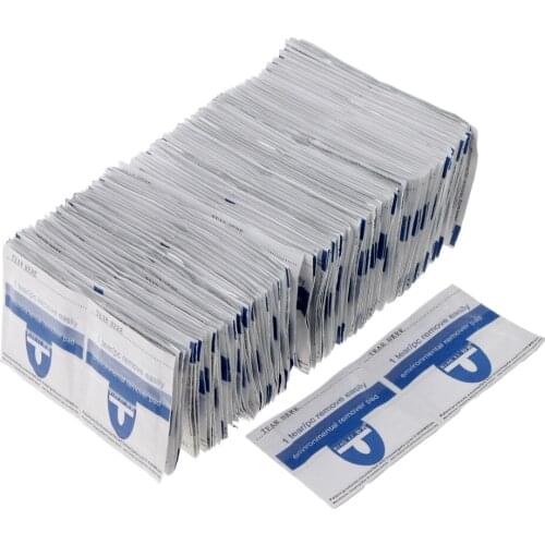 200Pcs Nail Polish Remover Cleaning Wipes Nail Arts Cleaner Soak OFF Acetone