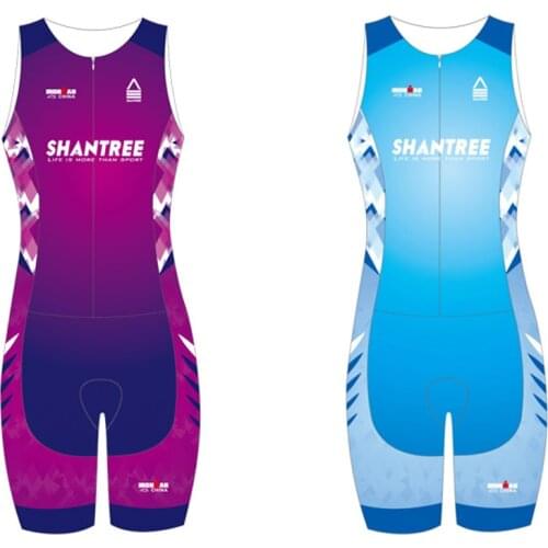 2021 Pro Team Triathlon Suit Womens Cycling long sleeve Jersey Skinsuit Jumpsuit Maillot Cycling Ropa ciclismo set gel