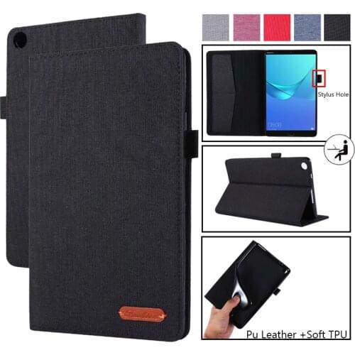 Case for Huawei MediaPad M5 Lite 8 Slim Stand PU Leather Flip Cover for Huawei Honor Pad 5 8 Tablet Funda for Huawei T5 8.0 Case