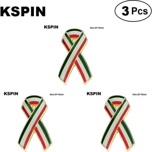 Italy Bow Lapel Pin Brooches Pins Flag badge Brooch Badges