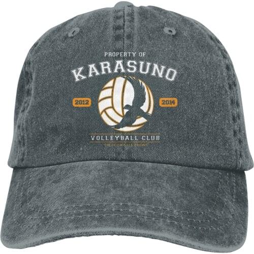Team Karasuno The cowboy hat Baseball Cap Peaked capt Summer Cap Hip Hop Fitted Cap haikyuu Hats