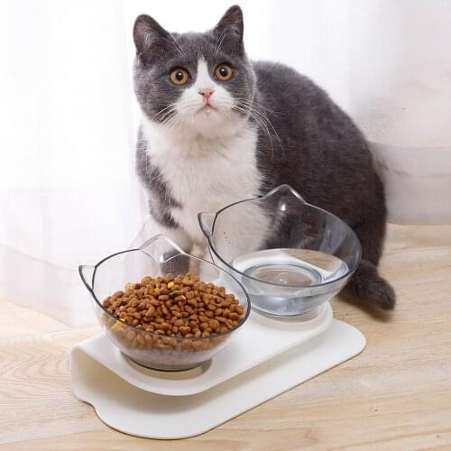 Cat Bowl With Stand Cat Feeding Bowl Anti-Spill Anti Vomiting Cat Bowl Pet Feeding Bowl For Cats And Small Dogs Feeder