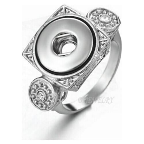 Interchangeable Small 12mm Popper Jewelry Metal Snap Button Ring (bt-239) Drop Shipping