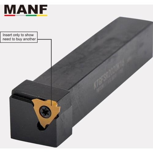 MANF Lathe Tools 12mm KTGFSR2020K-16 Width Grooving CNC Lathe Cutting Toolholder Metal Grooving Tool Holder Cutter Boring Tool