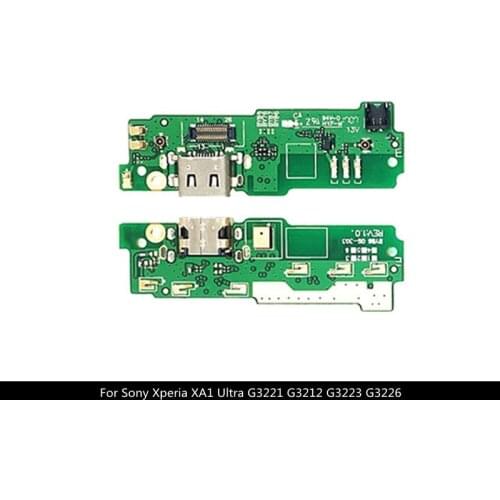 USB Charging Mic Microphone Port board For Sony Xperia XA1 Ultra G3221 G3212 G3223 G3226 Dock Connector charger Flex Cable