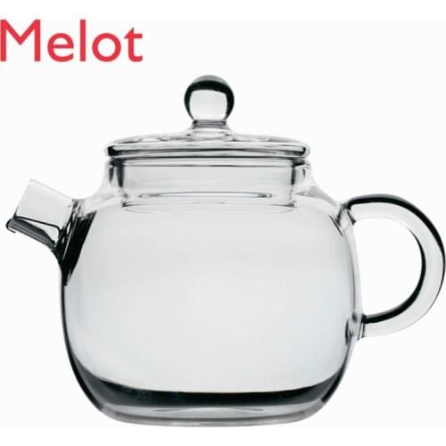 Heat-Resistant Glass Teapot Tea Maker High-Temperature Resistance Explosion-Proof Small Pot Kung Fu Tea Set Household