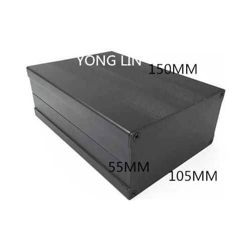 1pcs, 105*55-150mm Electronic Aluminum Junction Box Aluminum Extrusion Cabinet Aluminum Type Split Output Box