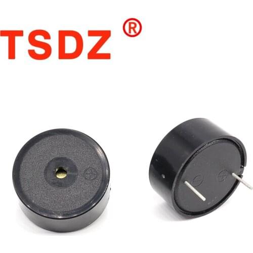 SFM-20C 95DB High Decibel Active Piezoelectric Alarm Buzzer DC 3-24V Continuous Acoustic Electronic Buzzer Dimension 23x10MM
