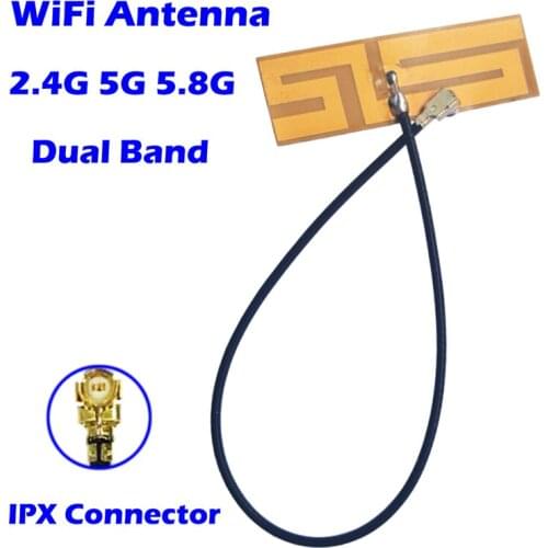 2.4GHz 5GHz Dual Band WiFi Flexiable PCB Antenna 5dbi for AP Router PCIe Card Adapter Zigbee Blue Tooth Access Point or Client