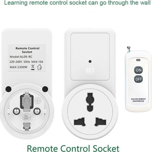 433.92Mhz Wireless Remote Control Socket House Power Outlet Light Switch Socket Remote EU Connector Plug