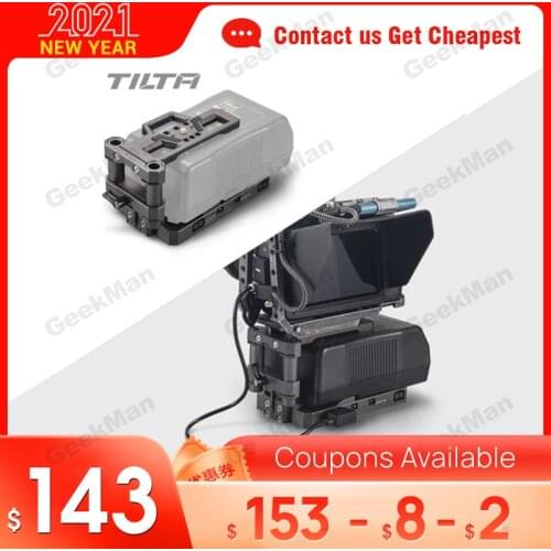 Tilta TA-BSP-V-G V-Mount Battery Plate Baseplate For BlackMagic Pocket BMPCC 4K 6k pro Camera Cage Accessories
