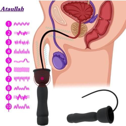 Ataullah Shaking Sex Urethral Silicone Posterior Anal Plug Catheters Sounds Silicone Penis Plug Sounding Urethral Dilators ST024