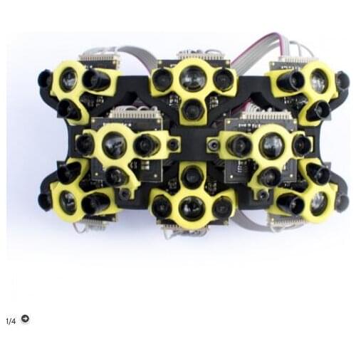 Free shipping make for Imported teraranger laser ranging matrix 3D modeling map 8 sensor slam