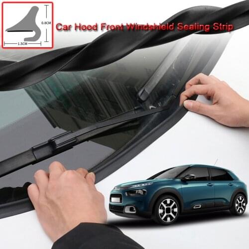 For Citroen C4 Cactus 2014-2020 Car Seal Strip Windshied Spoiler Filler Protect Edge Weatherstrip Strips Sticker Car Accessories