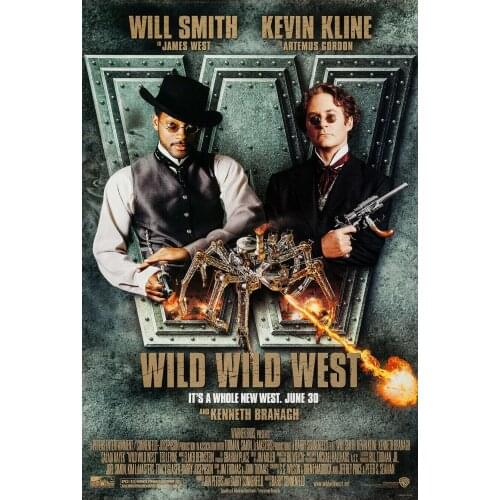 WILD WILD WEST MOVIE Art Silk Poster Print 24x36inch