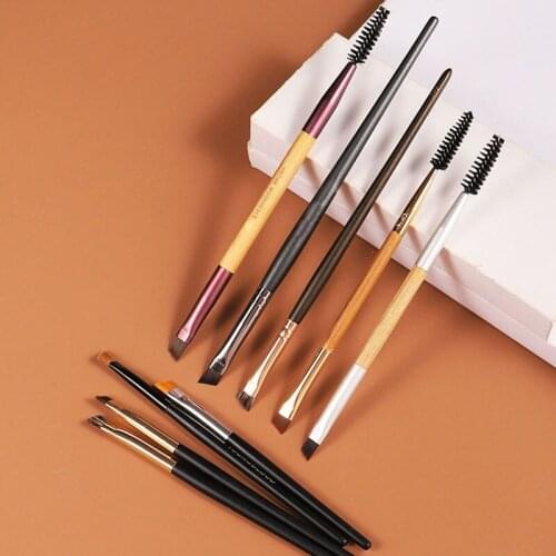Synthetic Hair Angled Eye Brow Contour Brush Professional Eyeliner Eyeshdow Makeup Brushes косметика pinceaux de maquillage