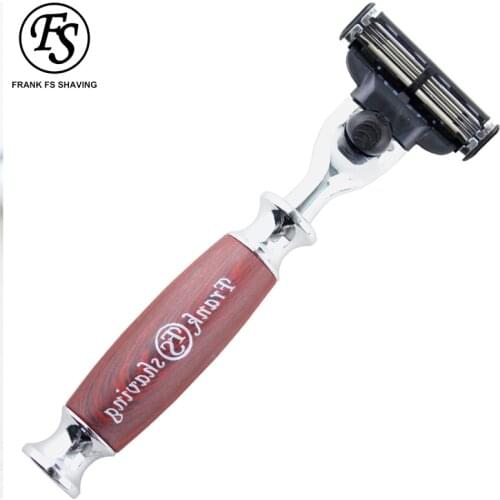 FRANK SHAVING Classic Old Time Wet Shave Double Edge Single Blade Mens Shaving Safety Razor for Mne