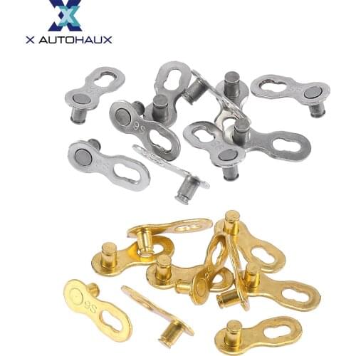 X Autohaux Bicycle Chain Connector 9 10 11 12 Speed Master Chain Missing Link Connectors Reusable for Bicycle Cycling Parts