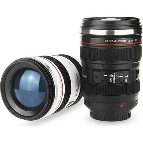 Stainless steel SLR Camera EF24-105mm Coffee Lens Mug 1:1 scale caniam coffee mug creative gift
