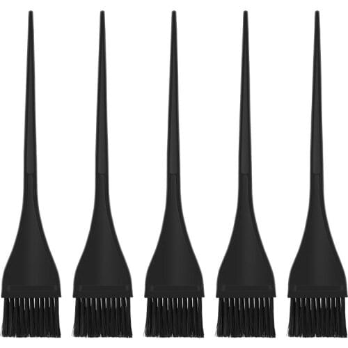 Lurrose 5PCS Plastic Durable Hair Dye Applicator Hair Dye Brush Hair Tint Brush for Barber Salon