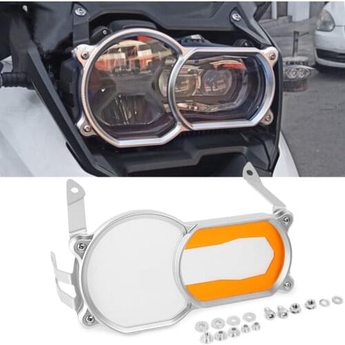Motorcycle Headlight Grille Cover head light lamp Guard Protector for BMW R1200GS R1250GS ADV / LC 2013-2020 Silver