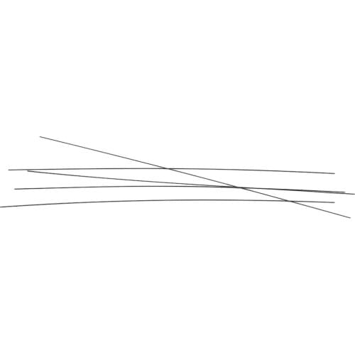 Pack Of 5 Carbon Fiber Rods Bars RC Airplane Making Repairing Accs 1x200mm