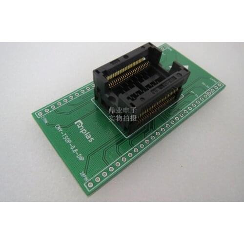Opentop TSOP50/DIP SSOP50 SSOP50 ENPLAS spacing 0.8mm IC Burning seat Adapter testing seat Test Socket test bench in stock
