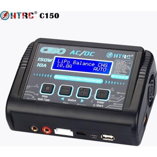 Original HTRC C150 RC Charger AC/DC 150W 10A Models Toys RC Balance Discharger for LiPo LiHV LiFe Lilon NiCd NiMh Pb Battery