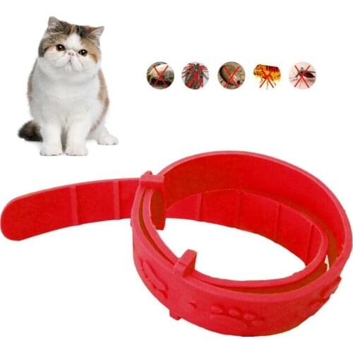 Pet Dog Cat Anti-mosquito Collar Adjustable Anti Flea Tick Collar Insect Repellent Product Rubber Collar Flea Killer Pet Product