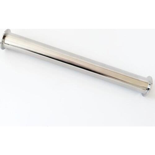 51mm OD 304 Stainless Steel Pipe Sanitary Spool Tube Length 500mm For Homebrew Fit 2" Tri Clamp