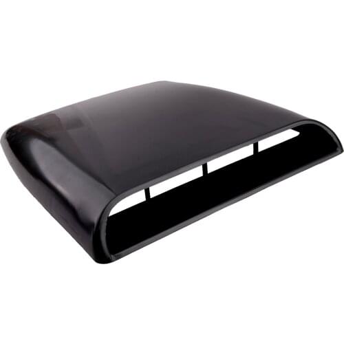 Universal Decorative Air Flow Intake Vent Bonnet Hood Scoop Cover Trim Car Black ABS Plastic Fit For SUV