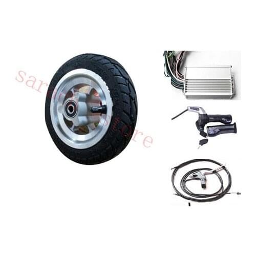 8" 350W 48V brushless non-gear hub motor wheel , motor wheel electric scooter,electric skateboard motor wheel