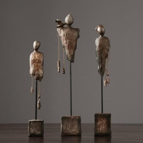 Abstract Character Art Ornaments Nordic Creative Ornaments Modern Minimalist Home Furnishing Resin Decoration Gifts