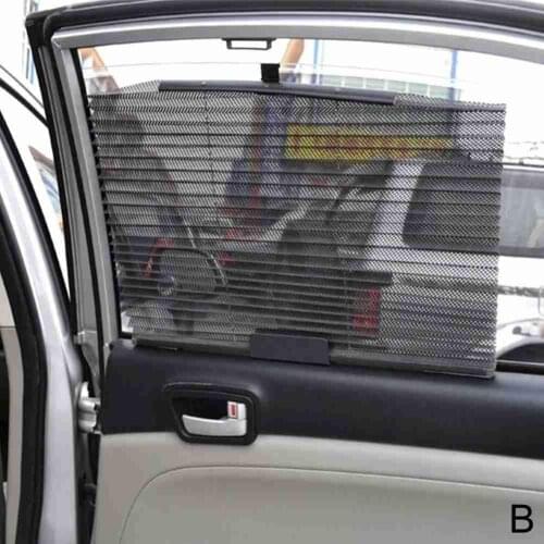 Car Curtain Blind Side Window Mesh With Hook Ascending With Window Sun Shade UV Protection Visor Automotive Accessories 46x60cm