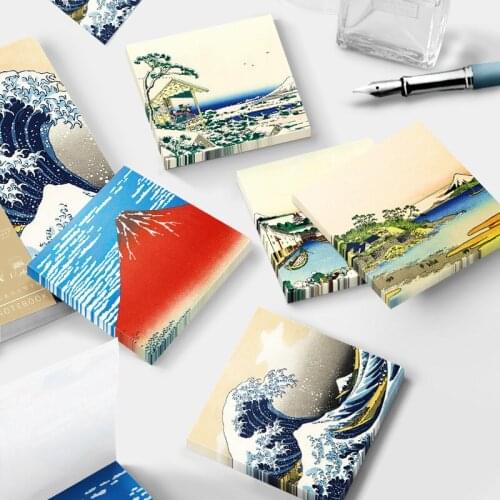 Japanese Landscape Painting Retro Notebook Art Diary Notepad Decoration Is Non-sticky Plan Book Student Stationery 2021 Planner