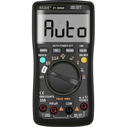 BSIDE ZT-300AB Digital Multimeter Wireless Technology Ammeter True RMS Auto Rang ligent Analog Voltmeter Capacitor Tester