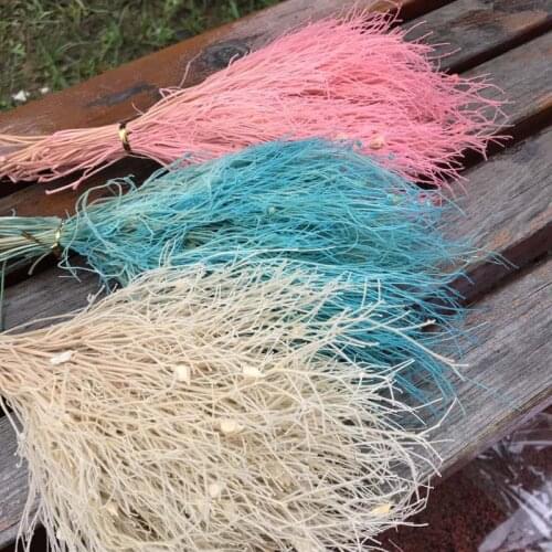 25-30g/15-25CM Decorative Preserved Flowers Fantasy Grass,Real Natural Dried Eternal Chinese Alpine Rush Bouquet DIY For Home