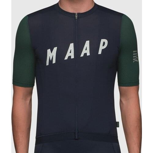 MAAP Men Summer Cycling Jersey MTB Maillot Bike Shirt Downhill Jersey High Quality Classic Style Mountain Bicycle Clothing