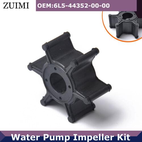 6L5-44352-00 Water Pump Impeller for Yamaha F2 F2.5 3(Malta) 2 Stroke Boat Engine Propeller Outboard Electric Boat Motors