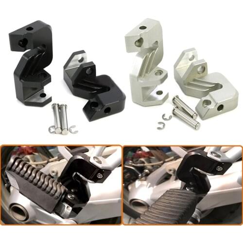 Motorcycle Passenger Foot Peg Relocation Foot Rests Regulator Accessories For BMW R1200GS 2005 - 2012 R 1200 GS ADV 2006 - 2013