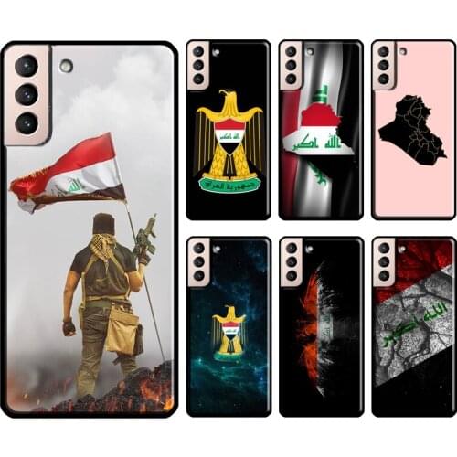Iraqi Iraq National Flag Soft Case For Samsung Galaxy S21 S20 FE Note 20 Ultra Note 10 S8 S9 S10 Plus Phone Cover