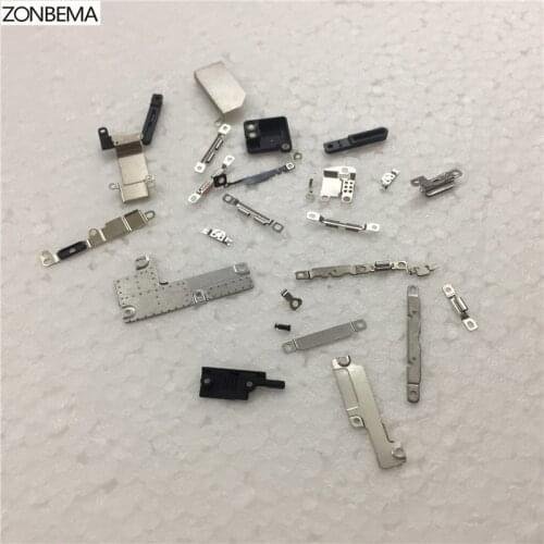 ZONBEMA 50sets Inner Accessories for iPhone 7 4.7" 7 Plus 5.5" Inside Small Metal Parts Holder Bracket Shield Plate Set 50 sets