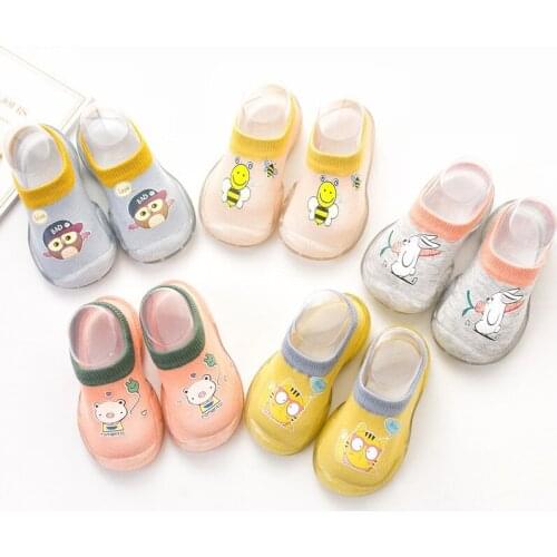Baby Toddler Animals Shoes Non-Slip Anti-Off Foot Short Floor Knitted Socks First Walker 5Kinds 5Size 811 KeDing