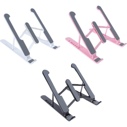 Laptop Stand for Desk Portable Adjustable Notebook Holder Cooling Bracket Riser for Laptop & Tablet Accessories Huawei MacBook