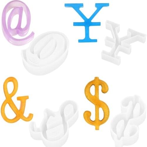 Symbol Pendant Casting Silicone Mould Crystal Epoxy Resin Mold DIY Crafts Aromatherapy Wax Aroma Gypsum Plaster Jewelry