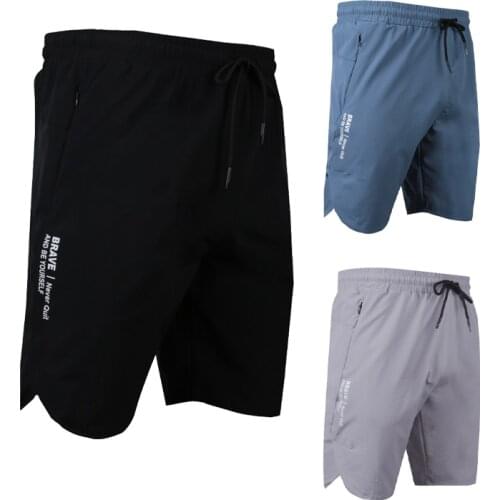Casual Fitness Summer Jogger Shorts Men Patchwork Running Sports Workout Shorts Quick Dry Training Gym Athletic Shorts