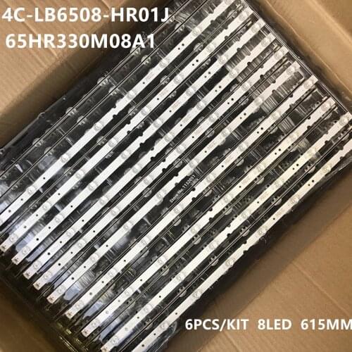 LED Backlight strip 8 lamp For TCL 65"TV JL.D65081330-365AS-M_V03 65S421LCAA 4C-LB6508-PF02J 65S421 65S425TACA 65HR330M08A1